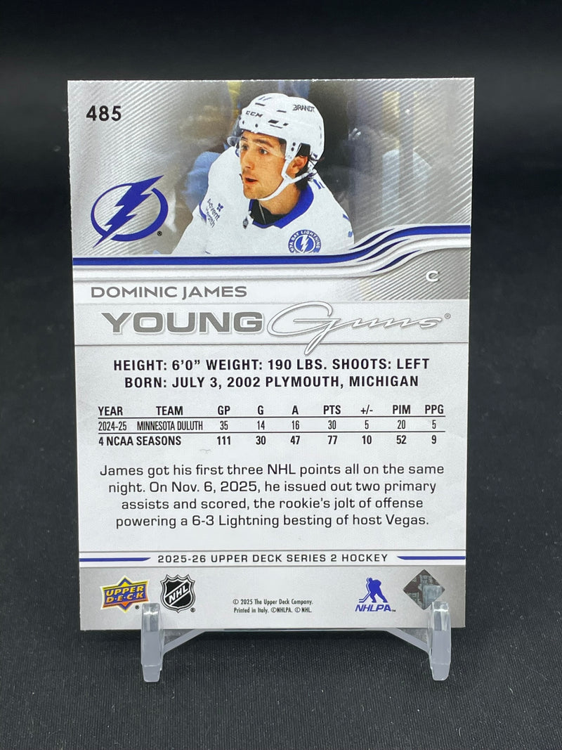 2025 UPPER DECK SERIES TWO - YOUNG GUNS - D. JAMES -