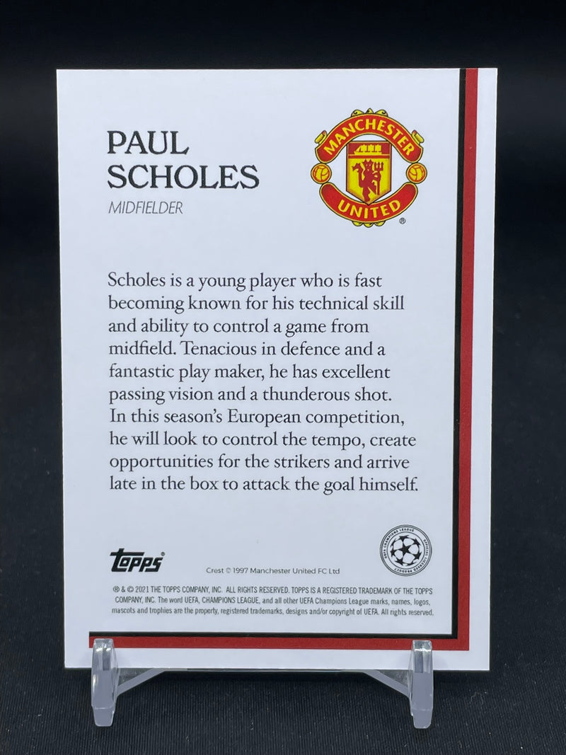 2020 TOPPS - LOST ROOKIES - P. SCHOLES - RC