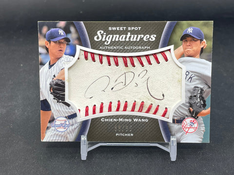 2008 UPPER DECK SWEET SPOT BASEBALL - SWEET SPOT SIGNATURES - C. WANG - #S2-CW - #'D/95 - AUTOGRAPH
