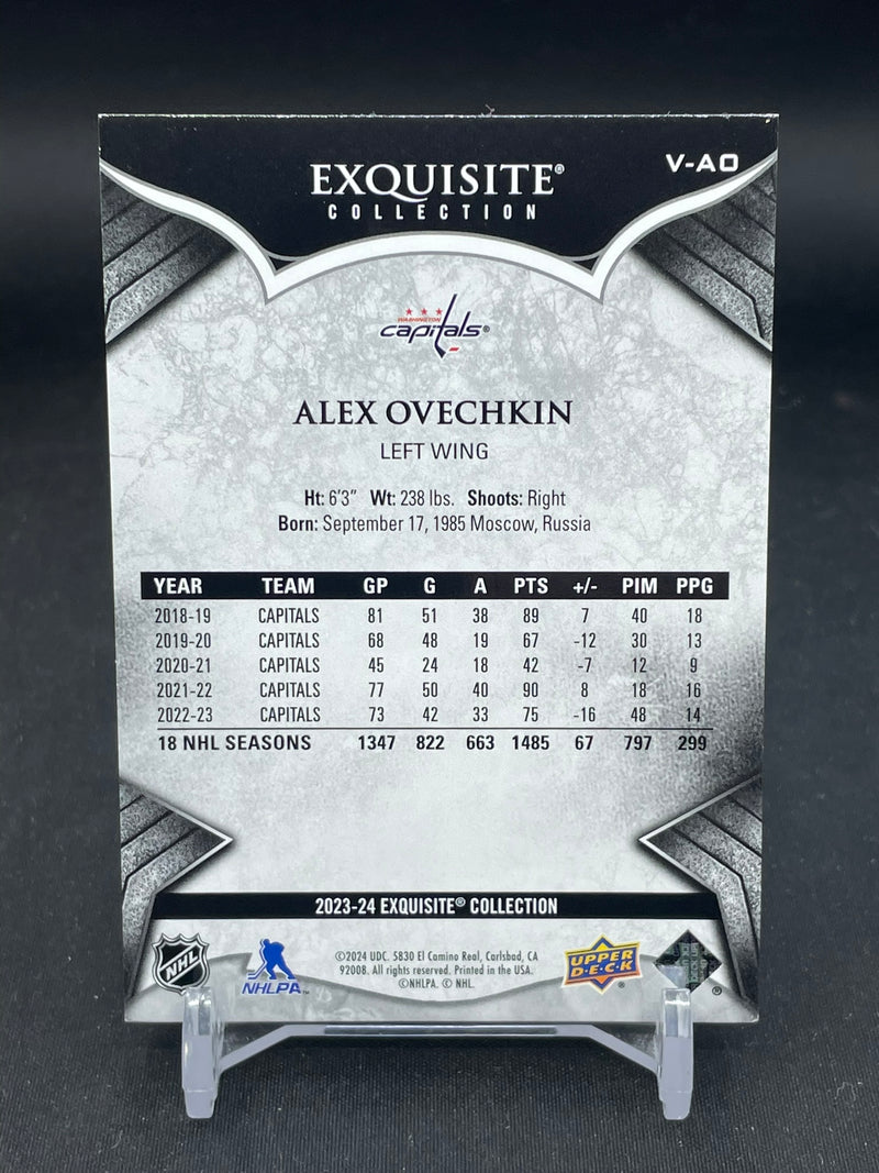 2023 UPPER DECK EXQUISITE - A. OVECHKIN - #V-AO - #'D/399