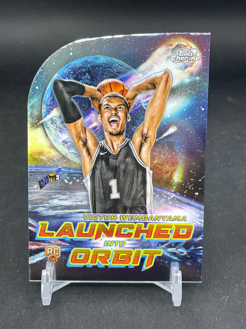 2024 TOPPS CHROME - LAUNCHED INTO ORBIT - V. WEMBANYAMA -