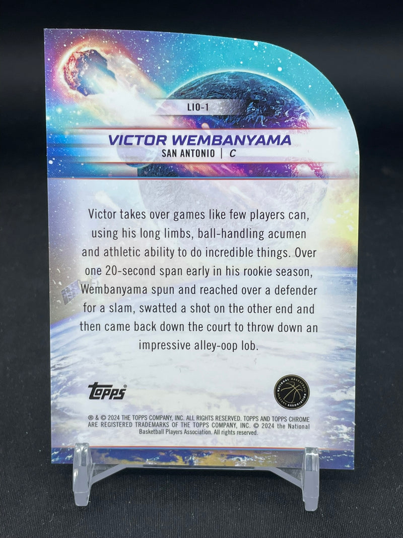 2024 TOPPS CHROME - LAUNCHED INTO ORBIT - V. WEMBANYAMA -