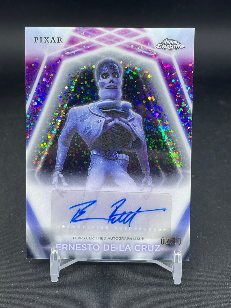 2026 TOPPS DISNEY NEON - NEON ETCH AUTOGRAPH - ERNESTO DE LA CRUZ - #CNA-BBR - #'D/10 - AUTOGRAPH