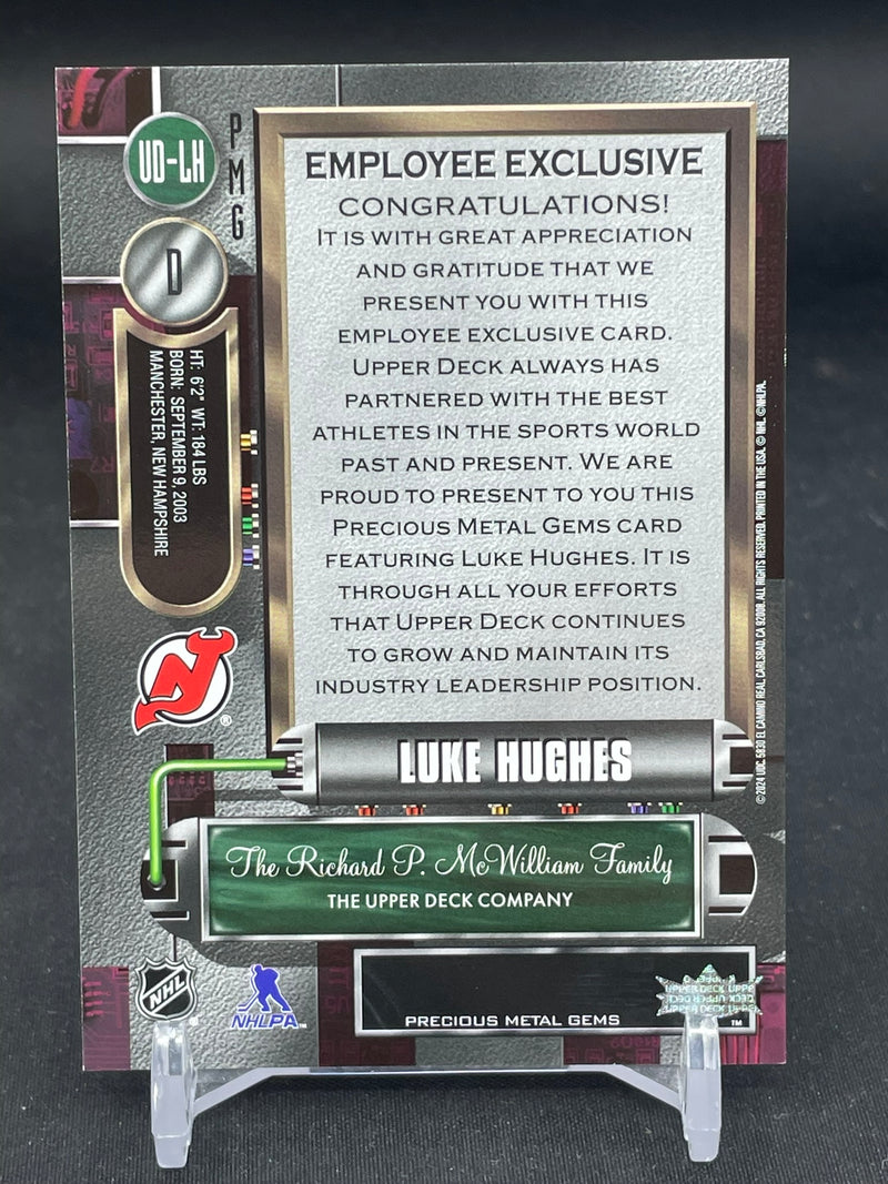 2024 UPPER DECK EMPLOYEE EXCLUSIVE - PINK PMG - L. HUGHES -