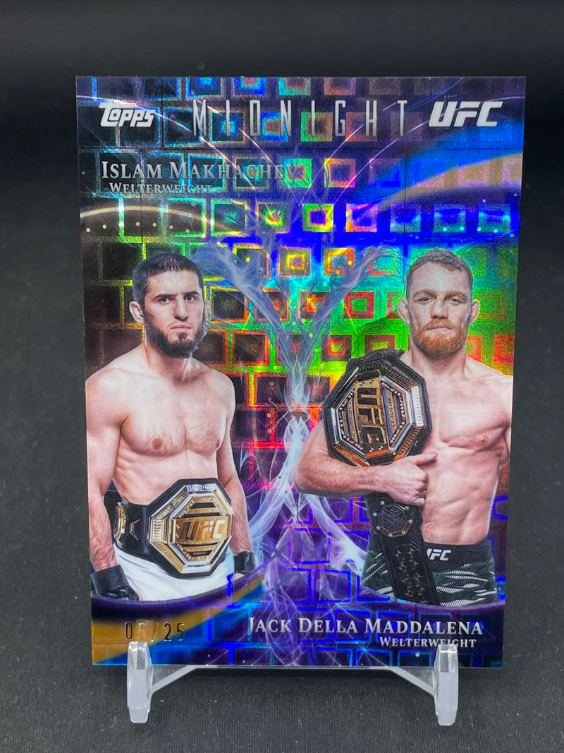 2026 TOPPS MIDNIGHT UFC - CELESTIAL COMBOS - J. MADDALENA / I. MAKHACHEV - #CC-3 - #'D/25