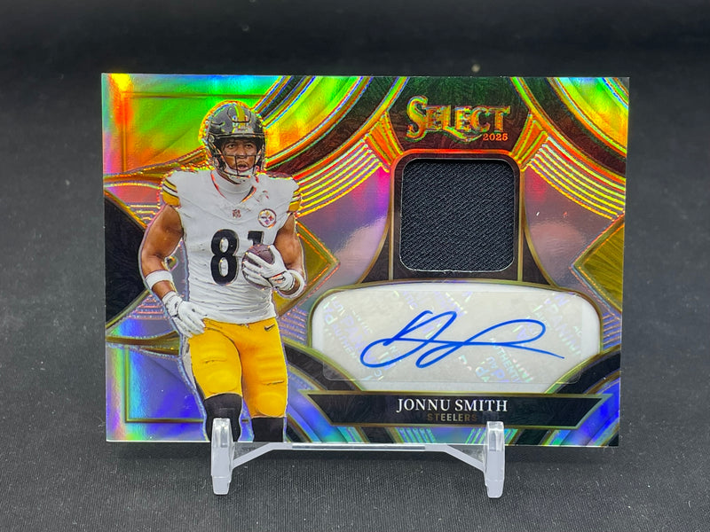 2025 PANINI SELECT - SILVER PRIZM - J. SMITH - #SME-JSH - #'D/249 - RELIC - AUTOGRAPH