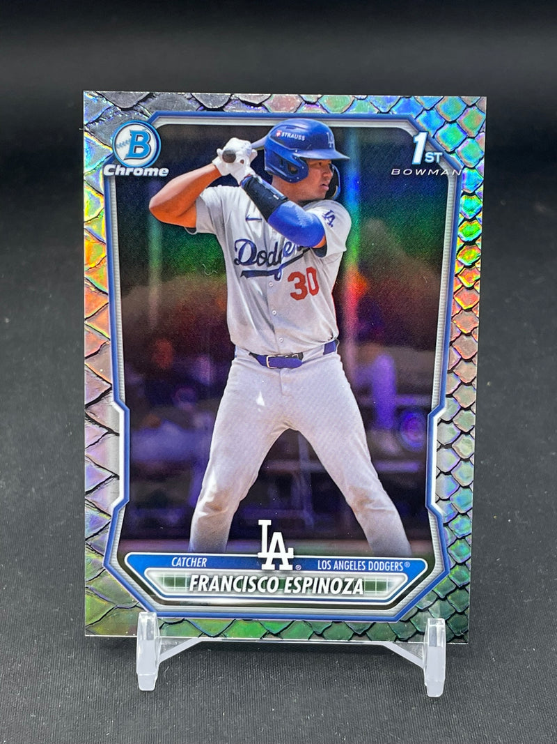 2026 TOPPS BOWMAN CHROME - REPTILIAN REFRACTOR - 1ST BOWMAN - F. ESPINOZA -