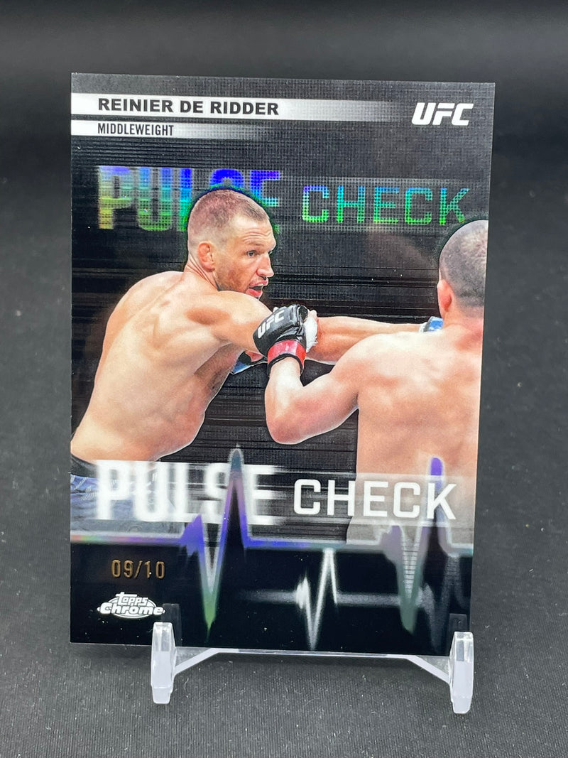 2026 TOPPS CHROME - BLACK REFRACTOR - PULSE CHECK - R. DE RIDDER - #PC-8 - #'D/10