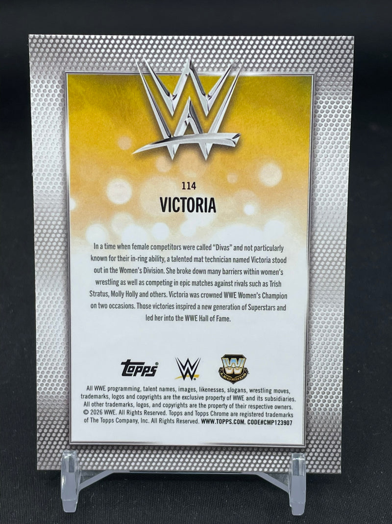 2026 TOPPS CHROME - DIAMOND PLATE REFRACTOR - VICTORIA -
