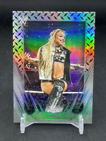 2026 TOPPS CHROME - DIAMOND PLATE REFRACTOR - LIV MORGAN - #17