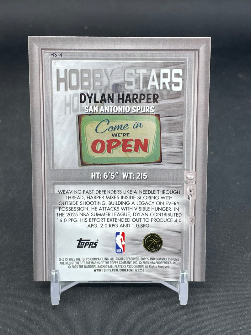 2025 TOPPS BOWMAN CHROME - HOBBY STARS - D. HARPER -