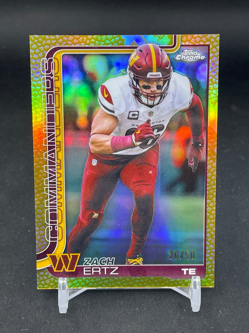 2025 TOPPS CHROME - GOLD REFRACTOR - Z. ERTZ - #297 - #'D/50