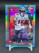 2025 TOPPS CHROME - TEAL REFRACTOR - T. JOHNSON - #342 - #'D/299 - RC