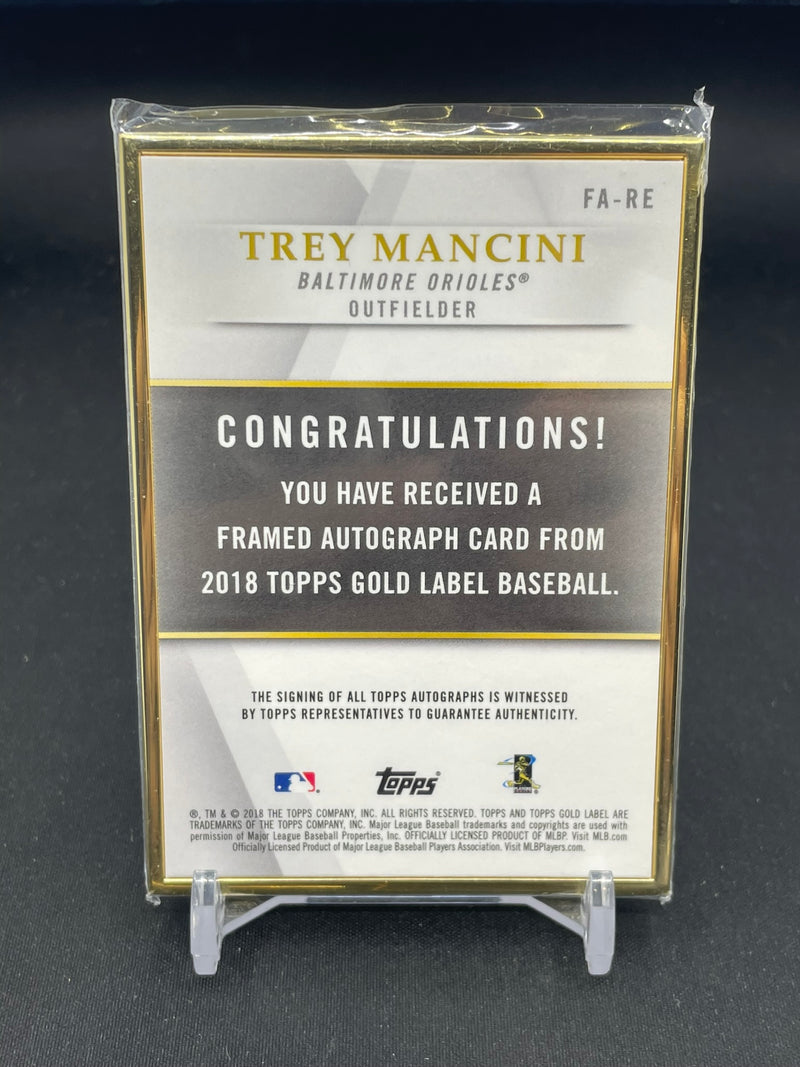 2018 TOPPS GOLD LABEL - FRAMED GOLD - T. MANCINI -