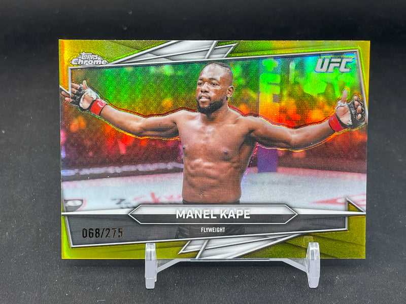 2026 TOPPS CHROME UFC - YELLOW REFRACTOR - M. KAPE - #147 - #'D/275