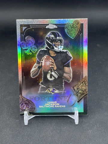 2025 TOPPS CHROME - REFRACTOR - FORTUNE - L. JACKSON - #F15-1