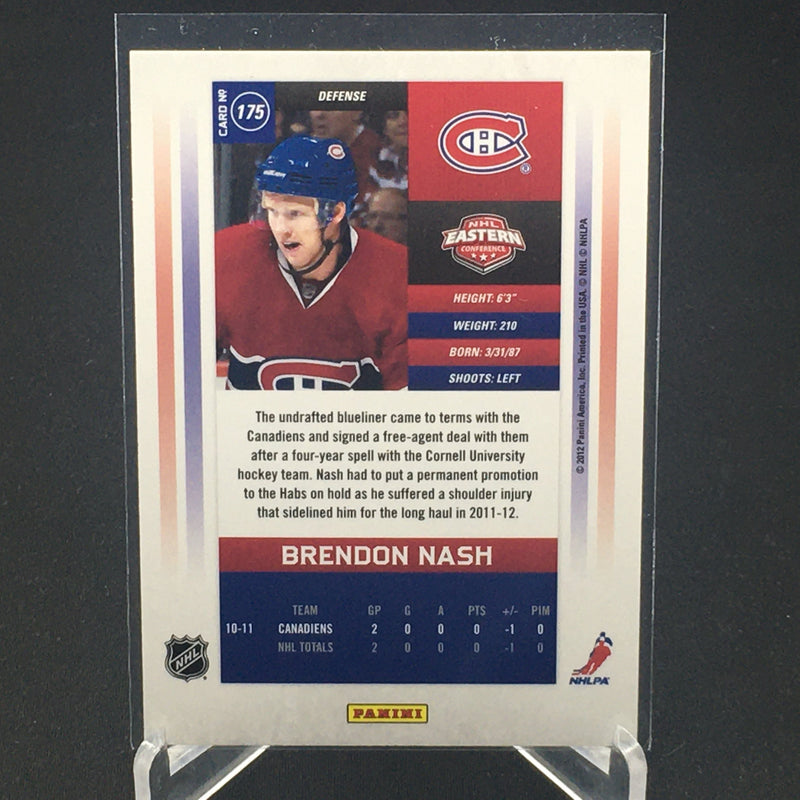 2011 PANINI CONTENDERS - CALDER CONTENDERS - B. NASH - #175 - #'D/999