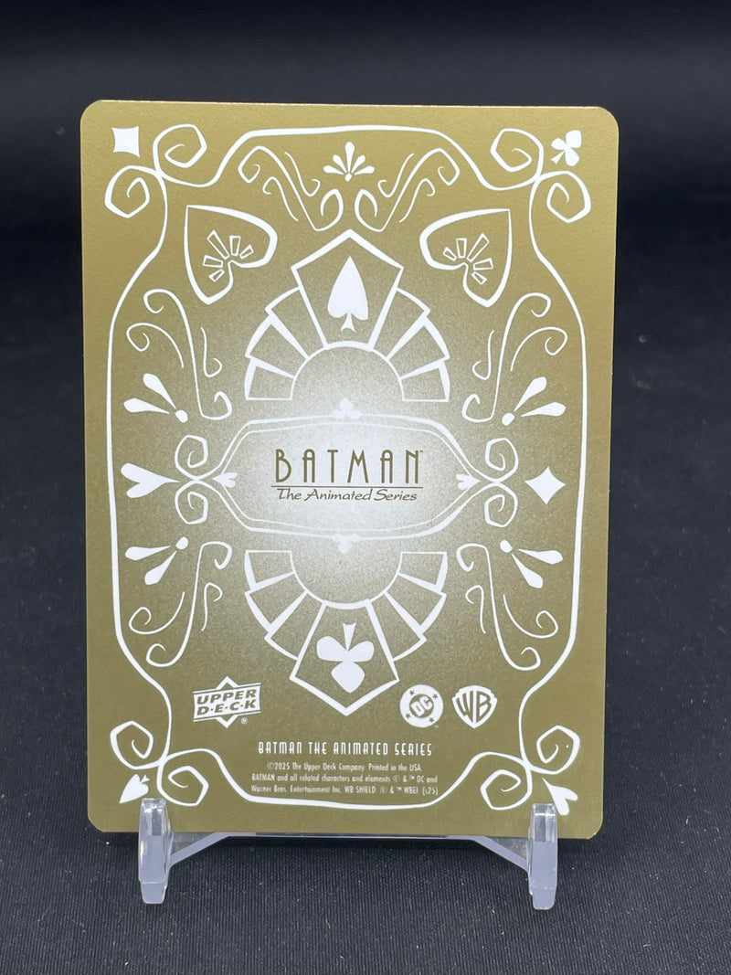 2025 UPPER DECK BATMAN THE ANIMATED SERIES - GOLD FOIL - JOKERS WILD PLAYING CARDS - BATMAN -