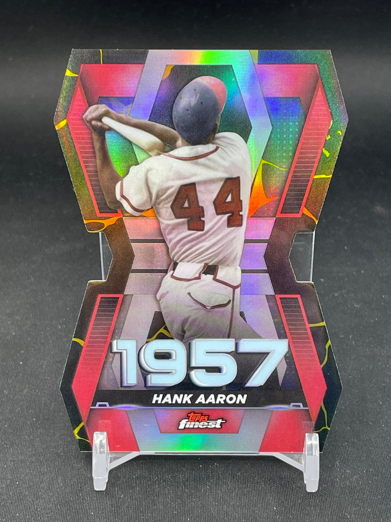 2022 TOPPS FINEST - CAREER YEARS DIE-CUT - H. AARON -