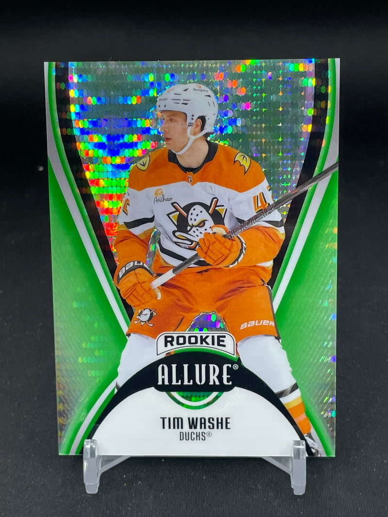 2025 UPPER DECK ALLURE - GREEN QUARTZ - ROOKIE - T. WASHE - #109 - #'D/99 - RC