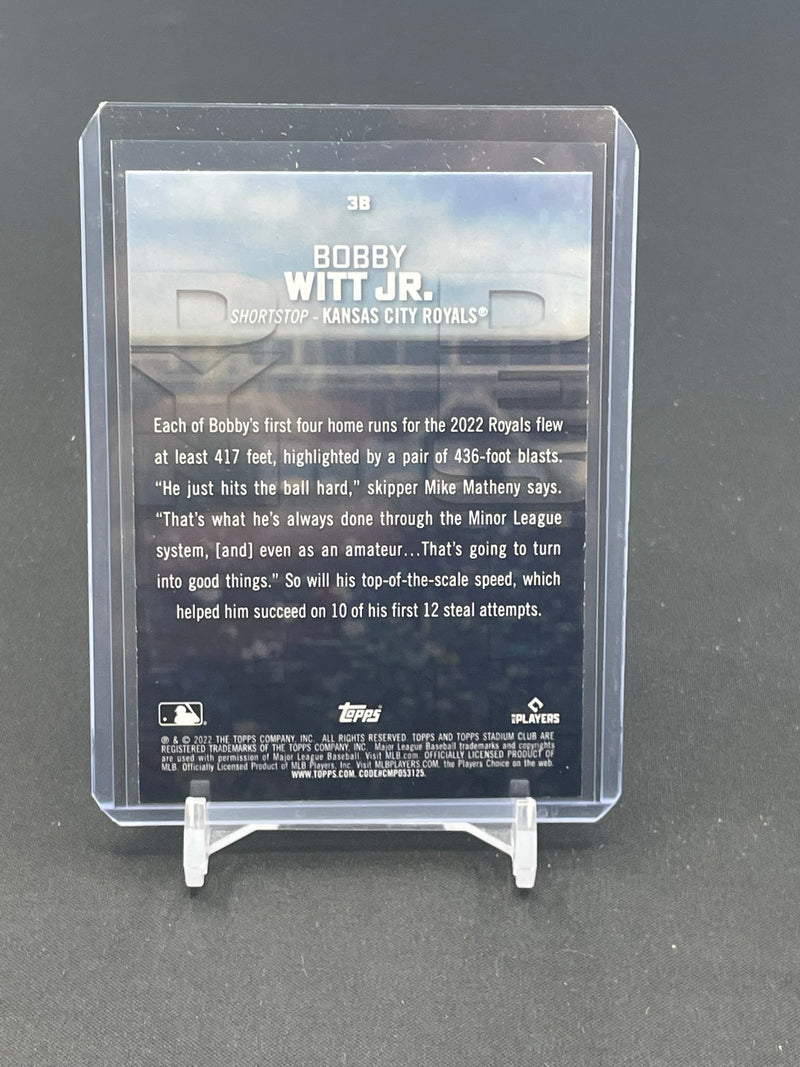 2022 TOPPS STADIUM CLUB - DESTINY - B. WITT JR. -