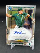 2021 TOPPS BOWMAN CHROME - 1ST BOWMAN - M. MILLER -