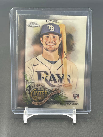 2022 TOPPS ALLEN & GINTER CHROME - J. LOWE - #196 - RC