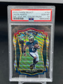 2020 PANINI SELECT - DIE-CUT TRI-COLOR PRIZM - J. HURTS -