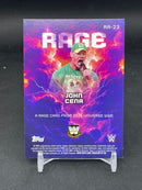 2025 TOPPS UNIVERSE - GREEN ELECTRIC - RAGE - JOHN CENA - #RA-23 - #'D/99