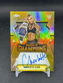 2026 TOPPS CHROME - MARK OF CHAMPIONS - CHARLOTTE FLAIR - #MOC-CF - #'D/50 - AUTOGRAPH