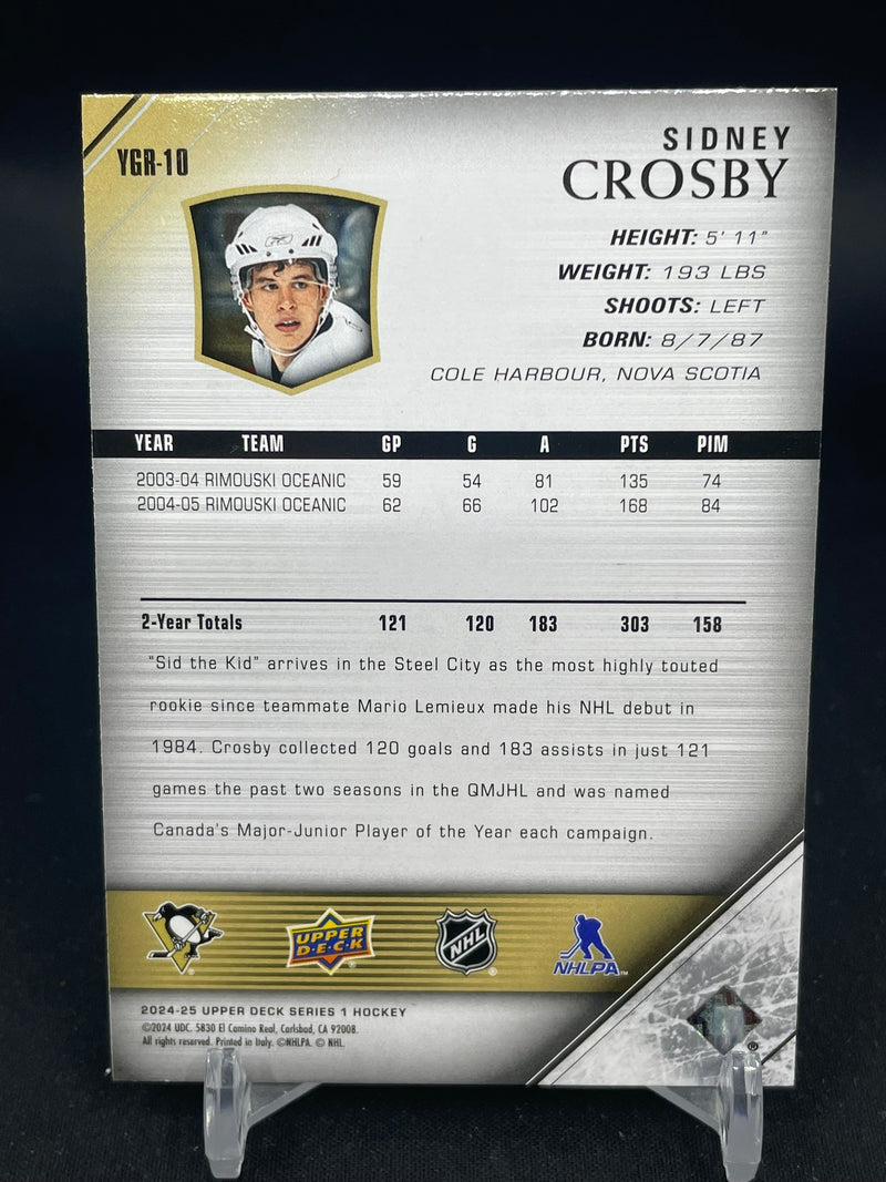 2024 UPPER DECK SERIES ONE - YOUNG GUNS RENEWED - S. CROSBY -