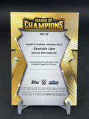2026 TOPPS CHROME - MARK OF CHAMPIONS - CHARLOTTE FLAIR - #MOC-CF - #'D/50 - AUTOGRAPH