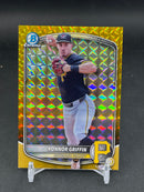 2025 TOPPS BOWMAN DRAFT - CHROME - GOLD GEOMETRIC - K. GRIFFIN -