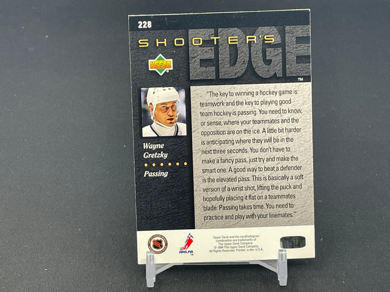 1994 UPPER DECK - SHOOTER'S EDGE - W. GRETZKY -