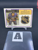 1981 O-PEE-CHEE - GAME WINNING GOAL LEADER - M. BOSSY -