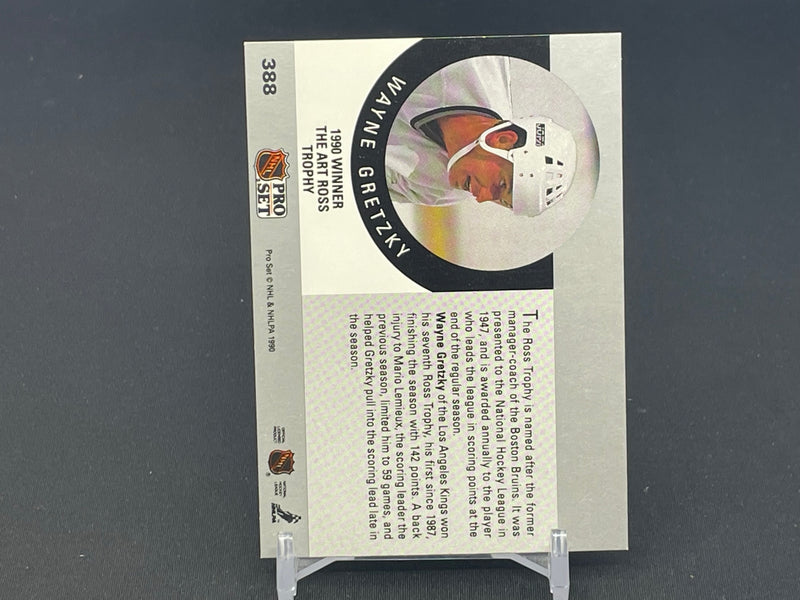 1990 PRO SET - THE ART ROSS TROPHY - W. GRETZKY -