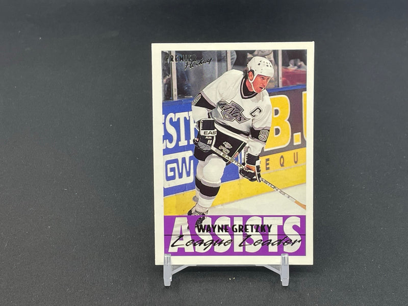1994 TOPPS PREMIER - ASSISTS LEADER - W. GRETZKY -