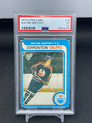 1979 O-PEE-CHEE - W. GRETZKY - #18 - PSA 1.5 - RC