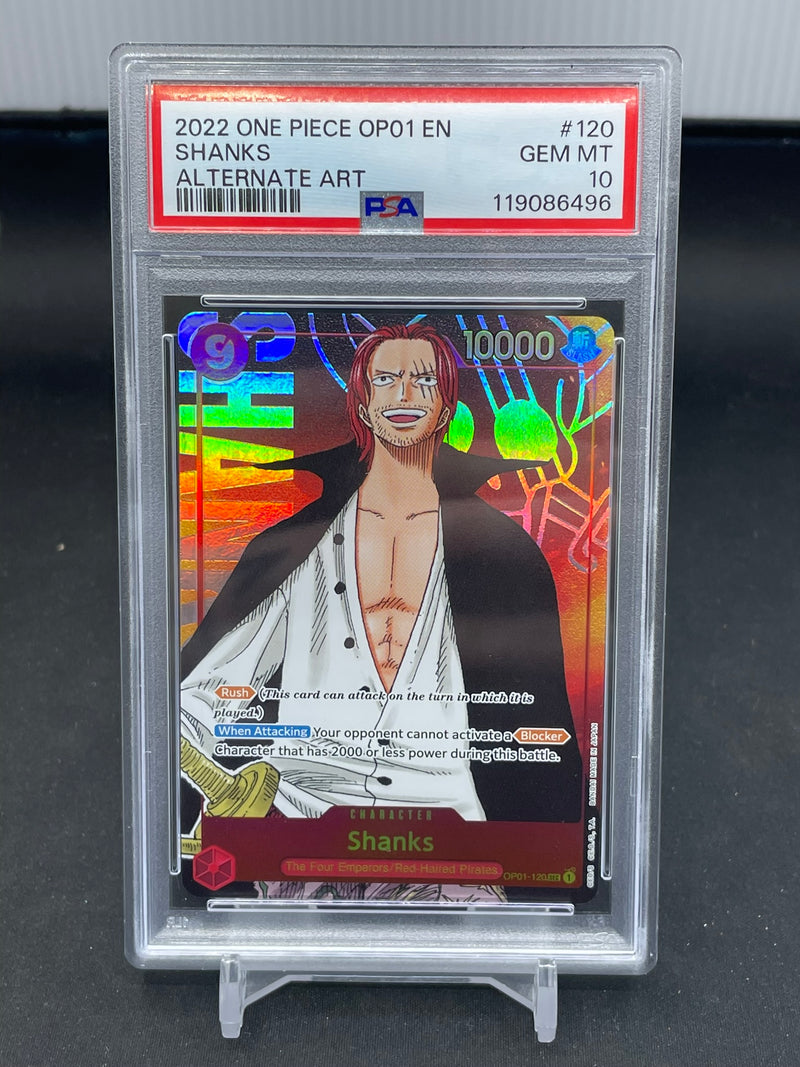 ONE PIECE - OP01 - SHANKS - ALTERNATE ART -