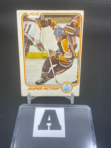 1981 O-PEE-CHEE - SUPER ACTION - W. GRETZKY - #125