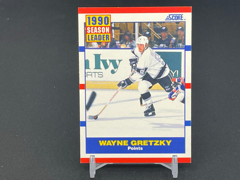 1990 SCORE - POINTS LEADER - W. GRETZKY - #353