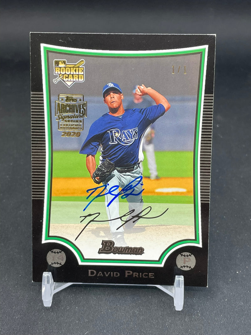 2020 TOPPS ARCHIVES - ROOKIE BUYBACK - D. PRICE - #213 - #'D/1 - AUTOGRAPH