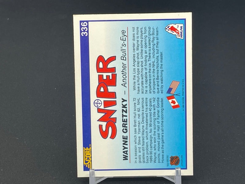 1990 SCORE - SNIPER - W. GRETZKY -