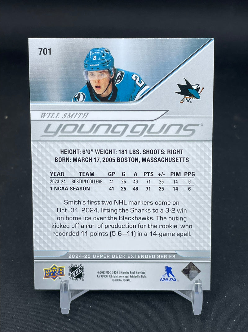 2024 UPPER DECK EXTENDED SERIES - UD DELUXE - YOUNG GUNS - W. SMITH - #701 - #'D/250 - RC