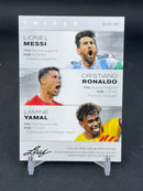 2024 LEAF - EXCLUSIVE LEGENDS EDITION - L. MESSI / C. RONALDO / L. YAMAL -
