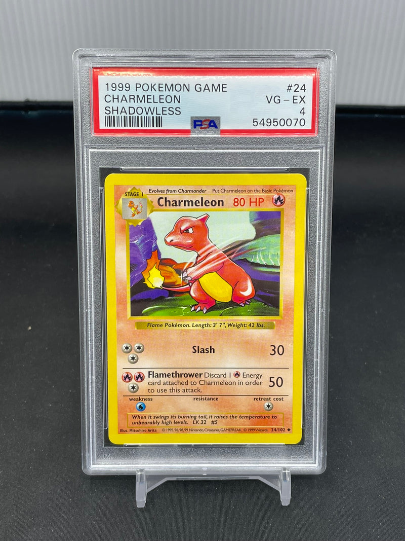 POKEMON - BASE SET SHADOWLESS - CHARMELEON -