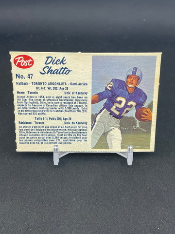 1962 POST CEREAL - D. SHATTO - #47