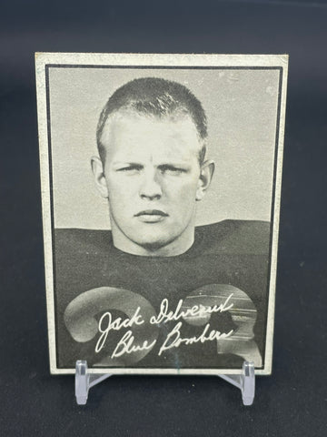 1961 TOPPS CFL - J. DELVEAUX - #119