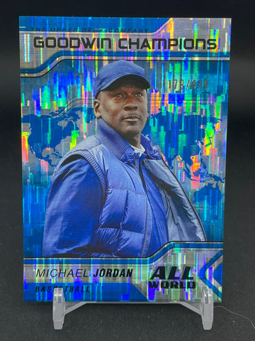 2023 UPPER DECK GOODWIN CHAMPIONS - TEAL - ALL WORLD - M. JORDAN - #AW-1 - #'D/499