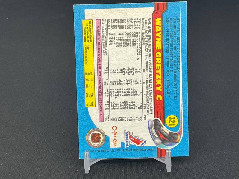 1991 O-PEE-CHEE - W. GRETZKY -